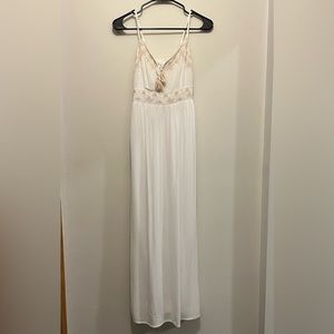 White and cream lightweight dress